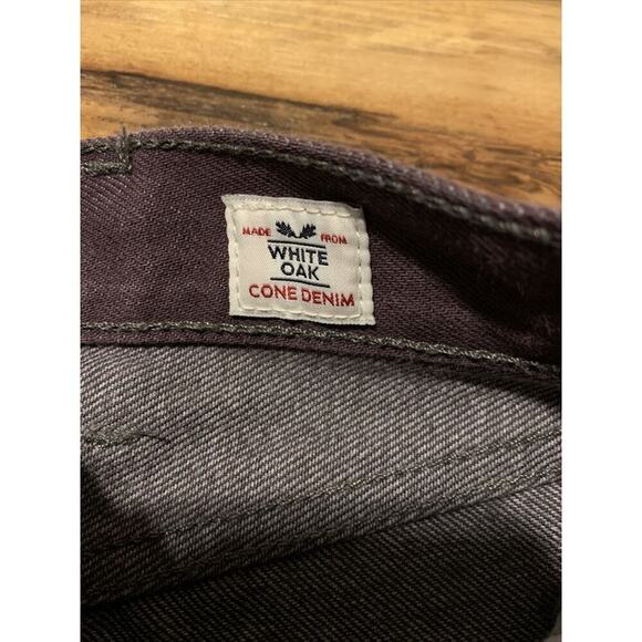 Levis 501 Original Straight Fit Jeans Size 40x30 Purple White Oak Cone Denim - Picture 3 of 7